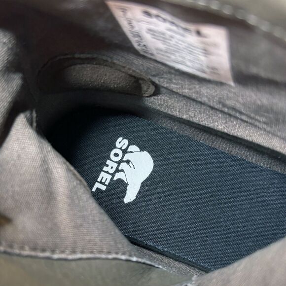 Sorel Women's Emelie III Zip Chelsea Gray Leather Waterproof Boots US‎ Size 7 - Picture 9 of 10